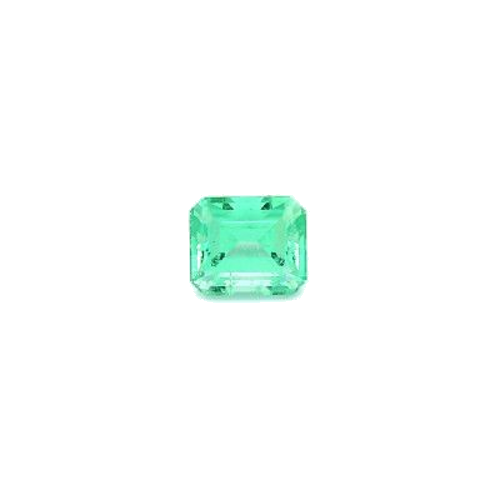 0.56 carat GREEN STEP cut Octagonal Smaragdas (1)