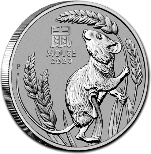 1 oz Pelės metai (Lunar III) 2020 Australija platininė moneta (2)