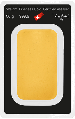 50 g Investment Gold Bar Argor-Heraeus (2)