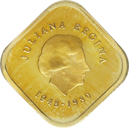 300 Gulden Juliana 1980 Nīderlandes zelta monēta (1)