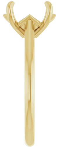 Sužadėtuvių Žiedas „Solitaire“ 585 Geltonojo Aukso Oval 10mm x 8mm (4)