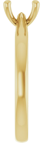 Sužadėtuvių Žiedas „Solitaire“ 585 Geltonojo Aukso Oval 8mm x 6mm (4)