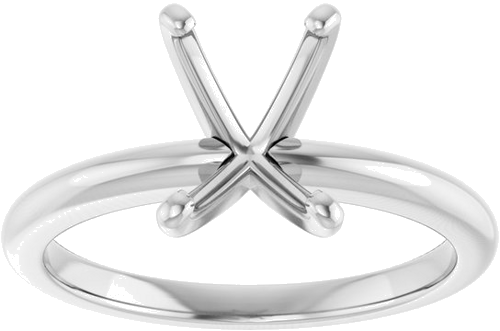 Sužadėtuvių Žiedas „Solitaire“ 925 Sidabro Emerald 8mm x 6mm (3)