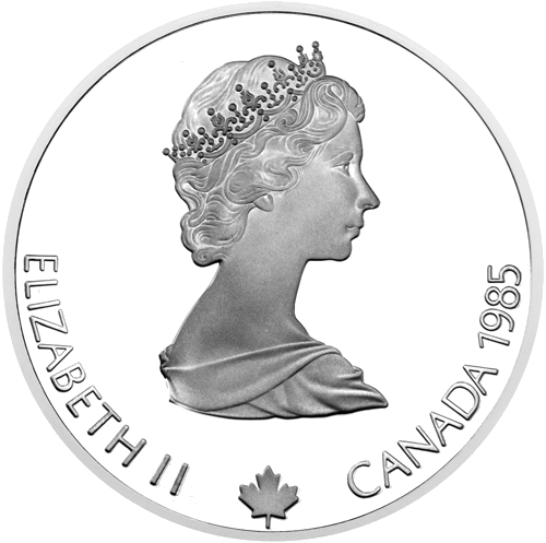 1985 Olympic Games Canada 20 Dollar Silver Coin (2)
