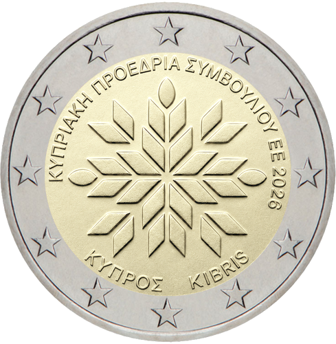 2026 Cyprus Presidency of the Council of the EU 2 Euro Coin (1)