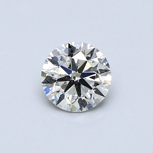 0.51 carat K-SI2 Very Good cut Natūralus Round Deimantas (1)