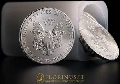 1 oz Американский Орел США серебряная монета (разные годы выпуска) (4)