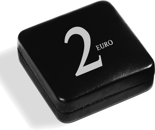 Dėžutė 2 eurų monetai kapsulėje Nobile Black (1)