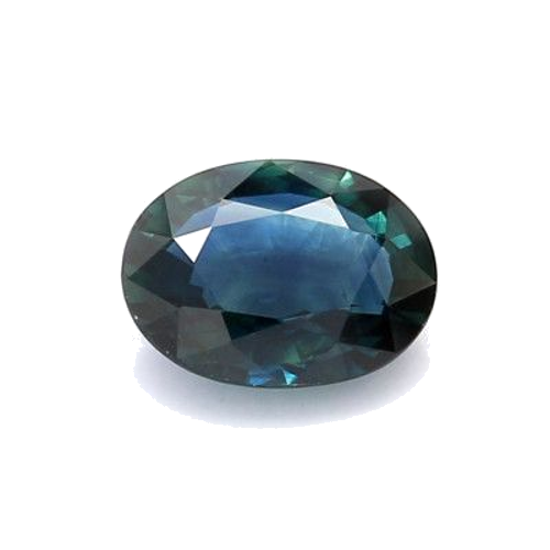 1.35 carat BLUE BRILLIANTSTEP cut Oval Safyras (1)