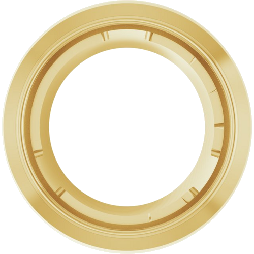 Pakabukas „Round Bezel-Set Slide“ 585 Geltonojo Aukso Round 5.8mm (1)