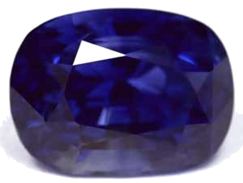 3.98 carat BLUE Cushion Safyras (1)
