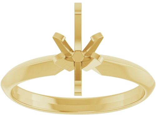 14K Yellow 8.5x4.5 mm Marquise Solitaire Engagement Ring Mounting (3)