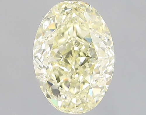 1.81 carat Fancy Light Yellow-VVS2 Natūralus Oval Deimantas (1)