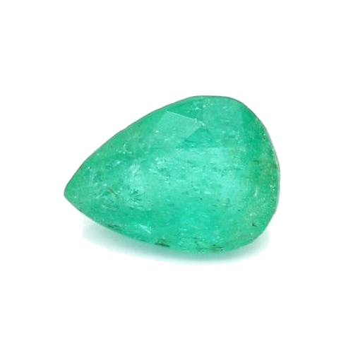 1.78 carat GREEN MODIFIEDBRILLIANTSTEP cut Pear Smaragdas (1)