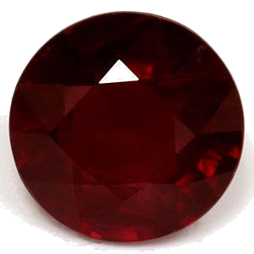 1.15 carat RED Round Rubinas (1)