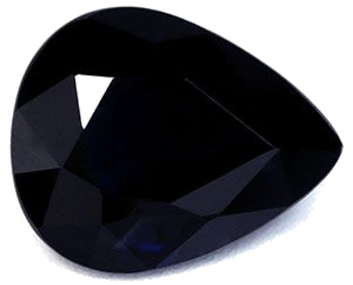 2.82 carat BLUE Pear Safyras (1)