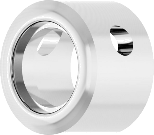 Pakabukas „Solitaire“ 585 Baltojo Aukso Round 4.1mm (2)