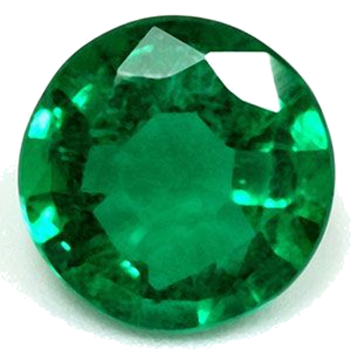 1.1 carat GREEN Round Smaragdas (1)