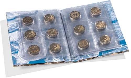 Pocket album for 2 euro coins with illustrated cover (2)