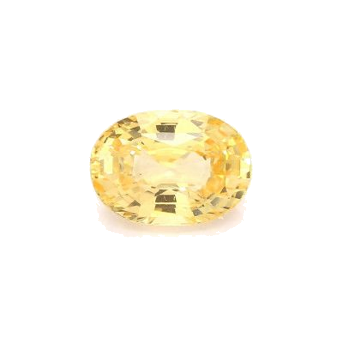 3.69 carat YELLOW BRILLIANTSTEP cut Oval Safyras (1)