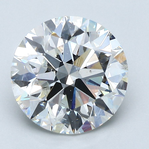 3.81 carat H-SI1 Excellent cut Natūralus Round Deimantas (1)