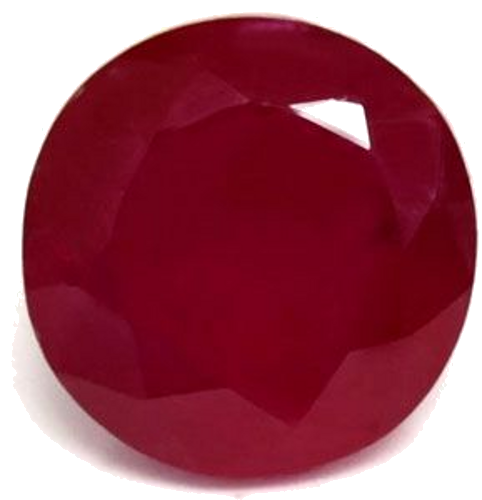 1.23 carat RED Round Rubinas (1)