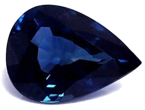 1.29 carat BLUE Pear Safyras (1)