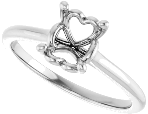 Sužadėtuvių Žiedas „Solitaire“ 585 Baltojo Aukso Oval 8mm x 6mm (5)