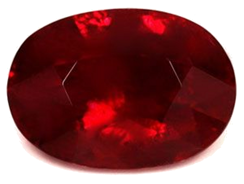 1.01 carat RED Oval Rubinas (1)