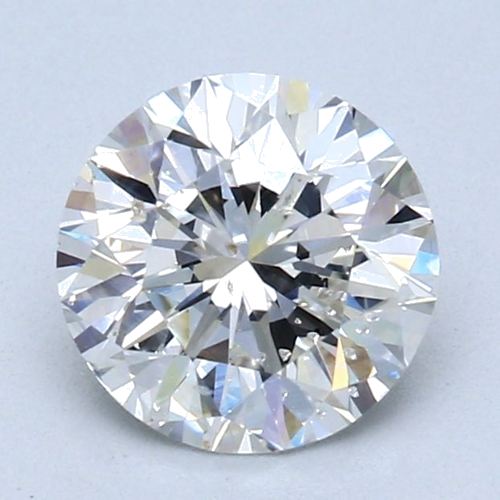 1.51 carat G-SI2 GD cut Natūralus Round Deimantas (1)