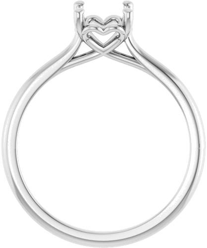 Sužadėtuvių Žiedas „Solitaire“ 585 Baltojo Aukso Oval 8mm x 6mm (2)