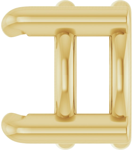 14K Yellow 5.5 mm Round Pendant Mounting (3)