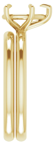 Sužadėtuvių Žiedas „Solitaire“ 585 Geltonojo Aukso Pear Shape 9mm x 6mm (9)