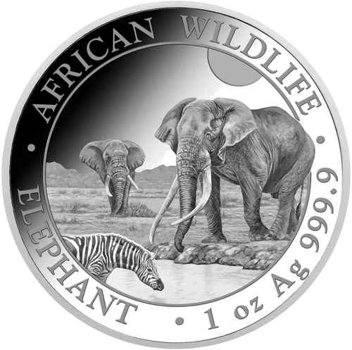 1 oz Elephants 2026 Somalia 100 Shillings Silver Coin (1)