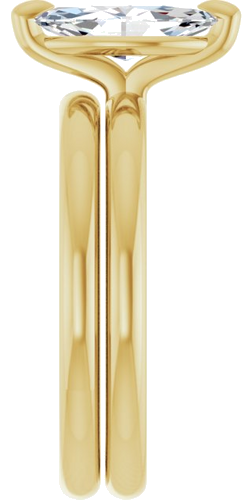 14K Yellow  10x5 mm Marquise Solitaire Engagement Ring Mounting (9)