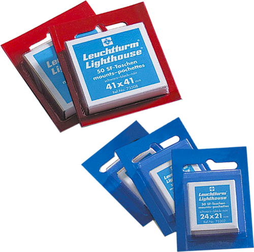 Прозрачни джобчета за една пощенска марка (50 броя) (3)