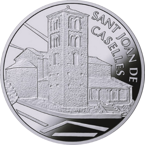 2022 Andora Voverė ir Šv. Jono bažnyčia 1,25 euro monetos (3)
