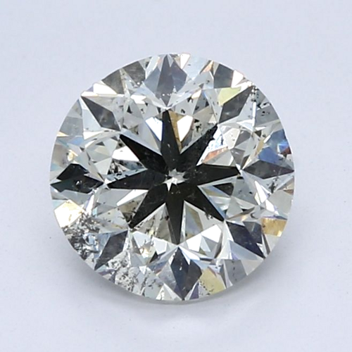 1.7 carat J-SI2 Very Good cut Natūralus Round Deimantas (1)