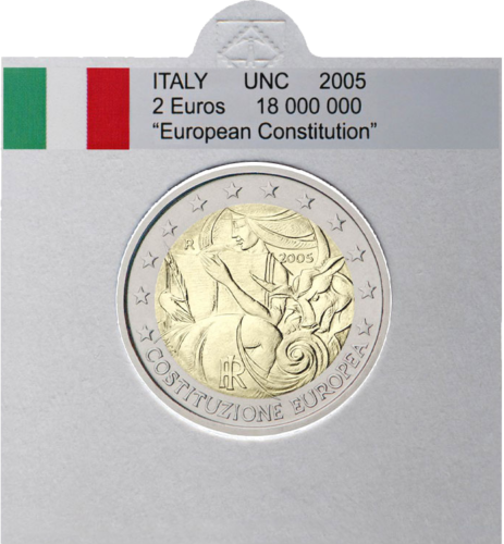 Flags - stickers for all commemorative 2 euro coins in holders 2004 - 2024 (8)