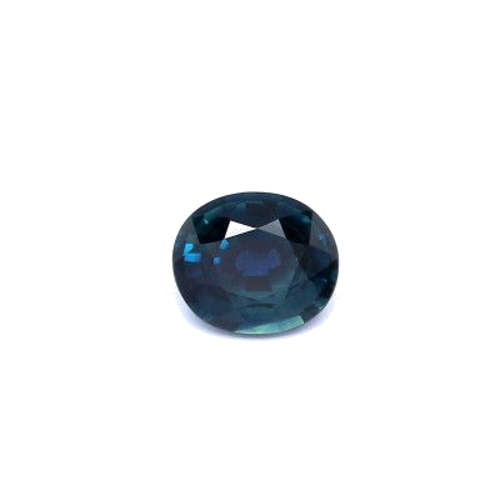 1.27 carat BLUE BRILLIANTSTEP cut Oval Safyras (1)