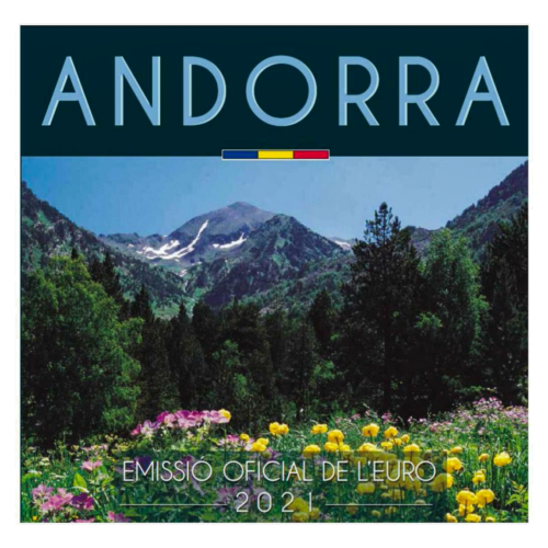 2021 Andorra Euro coin BU set (2)