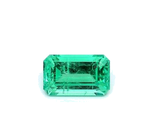 0.7 carat GREEN STEP cut Octagonal Smaragdas (1)