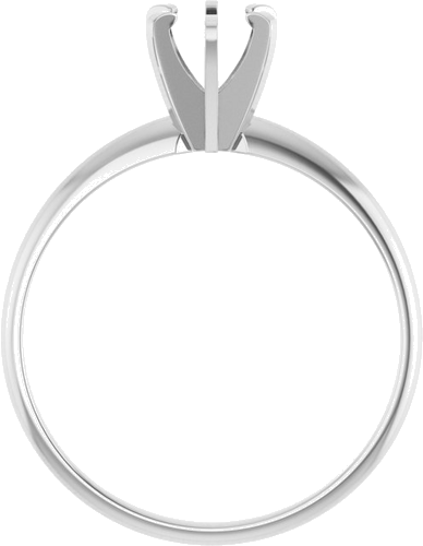 Sužadėtuvių Žiedas „Solitaire“ 585 Baltojo Aukso Round 5.1mm (2)