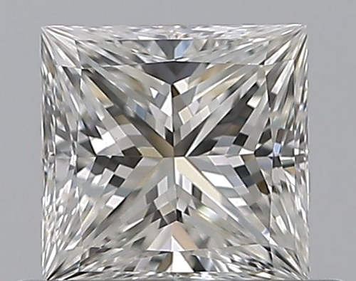 0.61 carat H-VVS1 Natūralus Princess Deimantas (1)