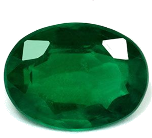 1.69 carat GREEN Oval Smaragdas (1)