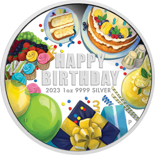 1 oz Happy Birthday 2023 серебряная монета (1)