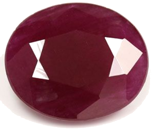 9.26 carat RED Oval Rubinas (1)