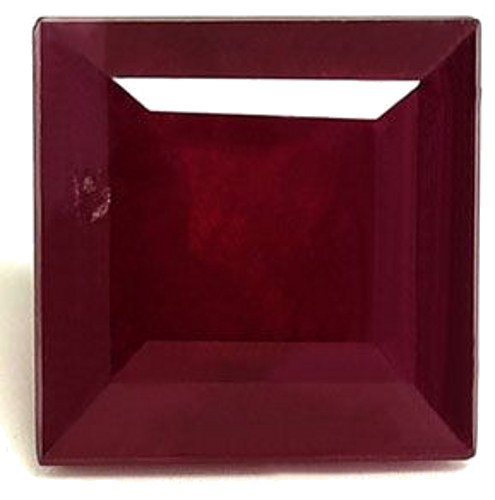 1.72 carat RED Square Rubinas (1)