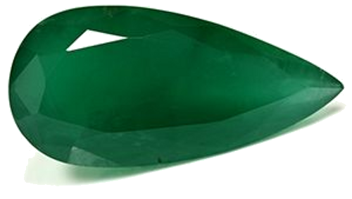 24.19 carat GREEN Pear Smaragdas (1)