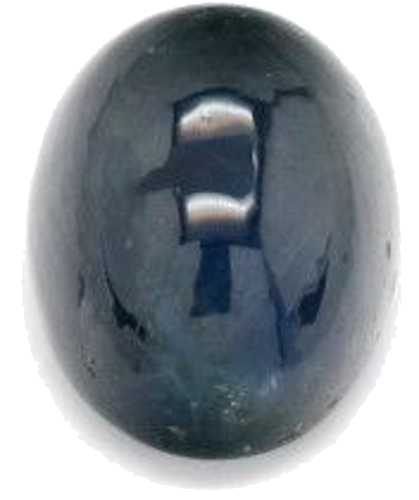 4.21 carat BLUE CABOCHON cut Oval Safyras (1)